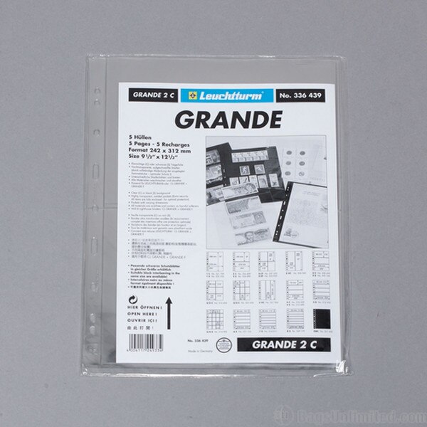 Graded Currency Binder Page